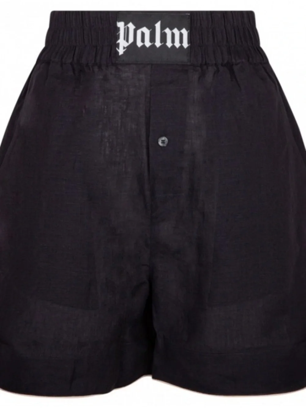 PALM ANGELS Black Vented Shorts Size SMALL